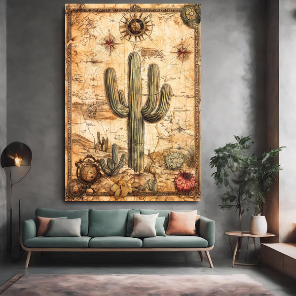 Vintage Cactus Art