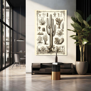Vintage Cactus Wall Art
