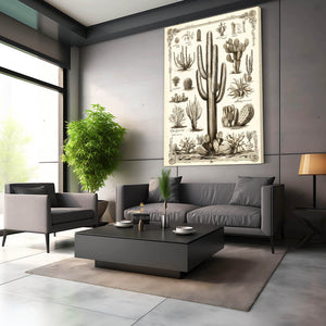Vintage Cactus Wall Art