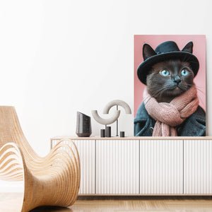 Vintage Cat Art