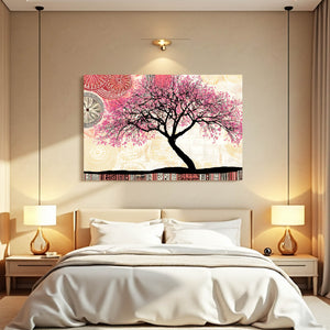 Vintage Cherry Blossom Tree Wall Art