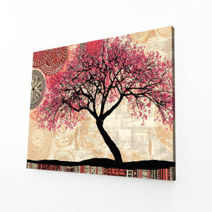 Vintage Cherry Blossom Tree Wall Art