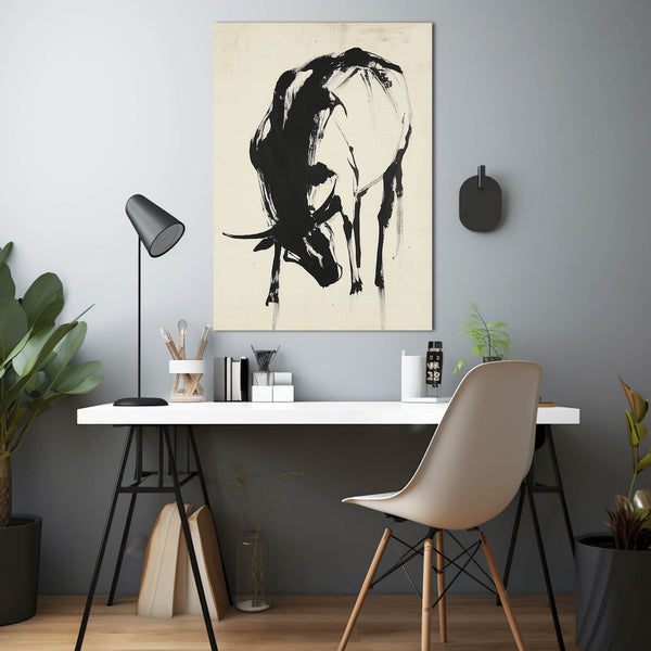 Vintage Cow Print
