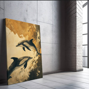 Vintage Dolphin Art