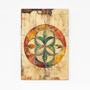 Vintage Flower Of Life Art