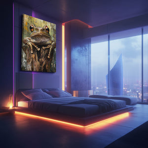 Vintage Frog Canvas