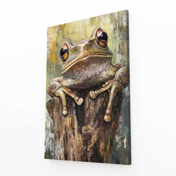 Vintage Frog Canvas
