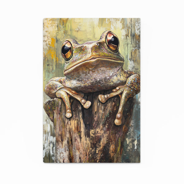 Vintage Frog Canvas