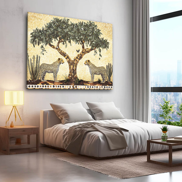 Vintage Leopard Wall Art