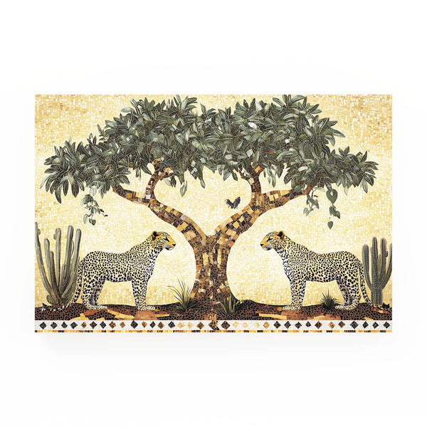 Vintage Leopard Wall Art