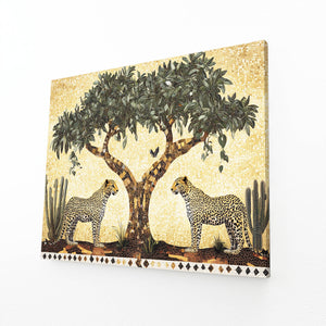 Vintage Leopard Wall Art