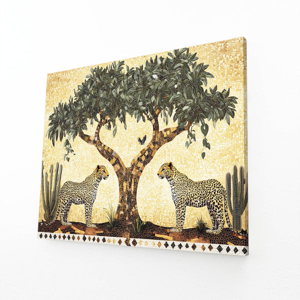 Vintage Leopard Wall Art