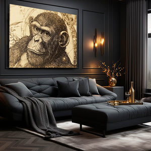 Vintage Monkey Art