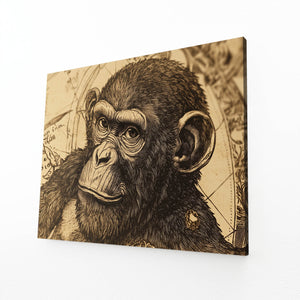 Vintage Monkey Art