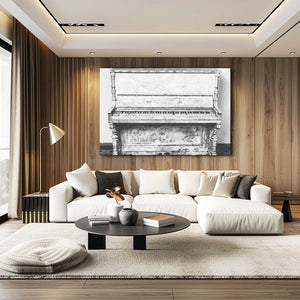 Vintage Piano Canvas Art  | MusaArtGallery™