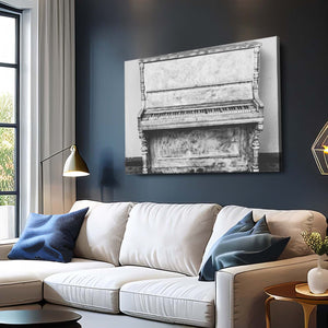 Vintage Piano Canvas Art  | MusaArtGallery™