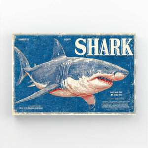 Vintage Shark Art
