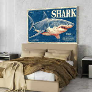 Vintage Shark Art