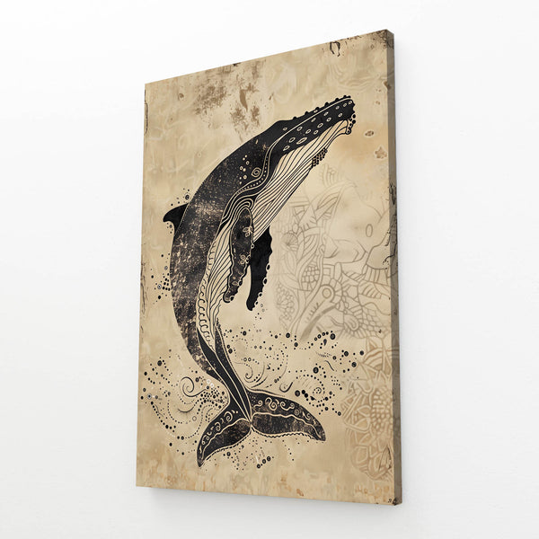 Vintage Whale Art | MusaArtGallery™