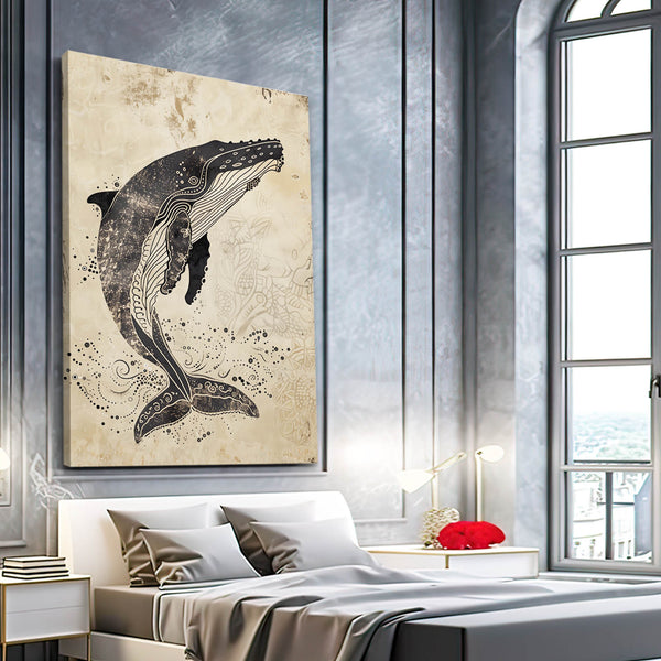 Vintage Whale Art | MusaArtGallery™