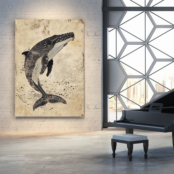 Vintage Whale Art | MusaArtGallery™