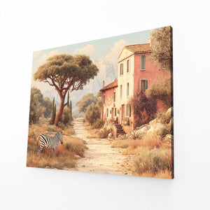 Vintage Zebra Wall Art