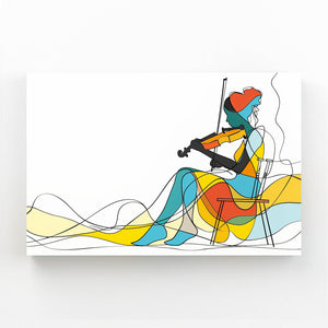 Violin Serenade Boho Wall Art | MusaArtGallery™