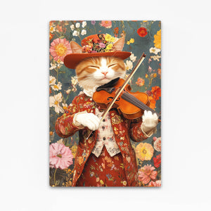Violon Cat Wall Art