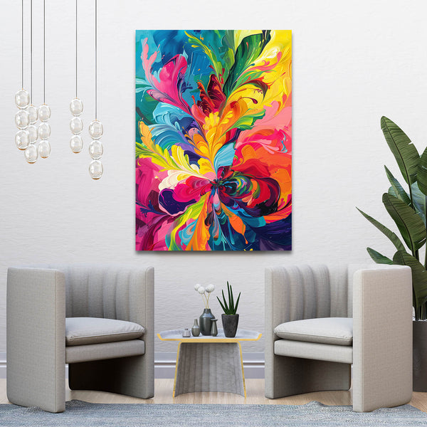 Vivid Bloom Abstract Art | MusaArtGallery™