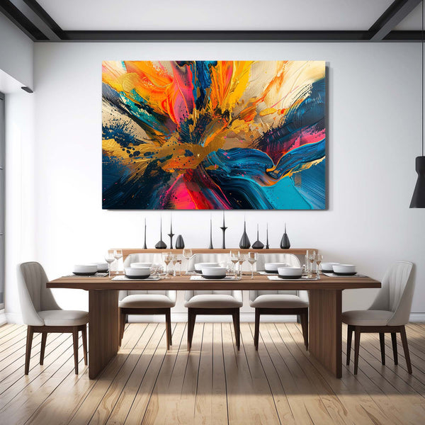 Vivid Burst Abstract Art | MusaArtGallery™