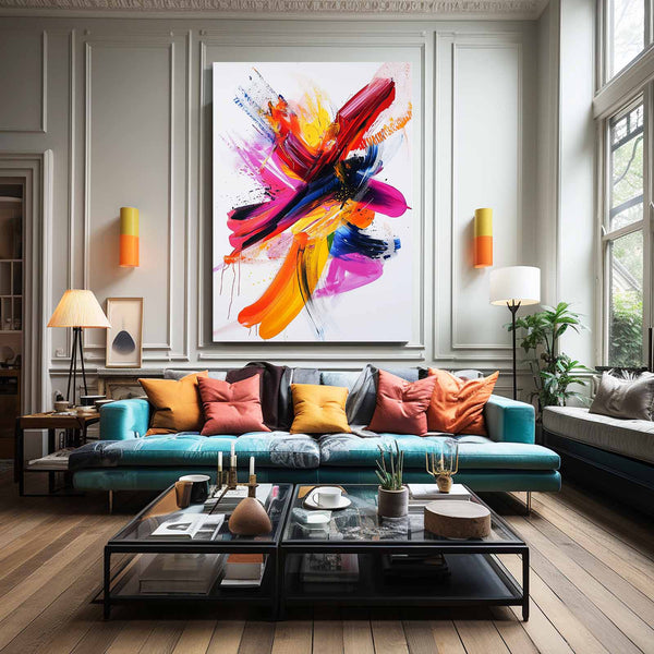 Vivid Bursts Abstract Art | MusaArtGallery™