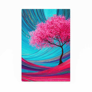 Vivid Cherry Blossom Tree Wall Art