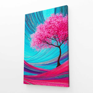 Vivid Cherry Blossom Tree Wall Art