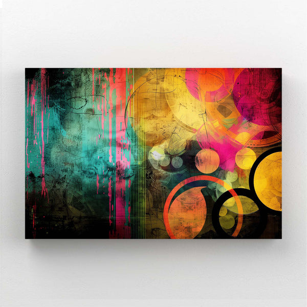 Vivid Circles Abstract Art | MusaArtGallery™