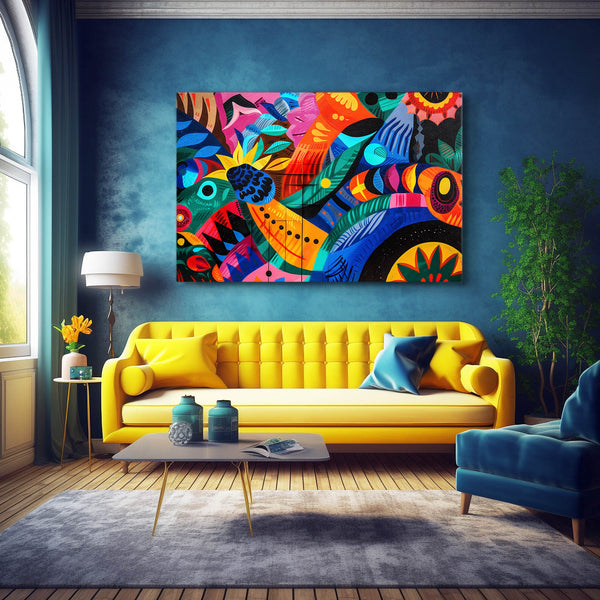 Vivid Fiesta Mexican Wall Art | MusaArtGallery™