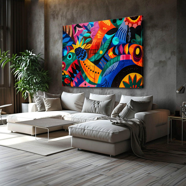 Vivid Fiesta Mexican Wall Art | MusaArtGallery™