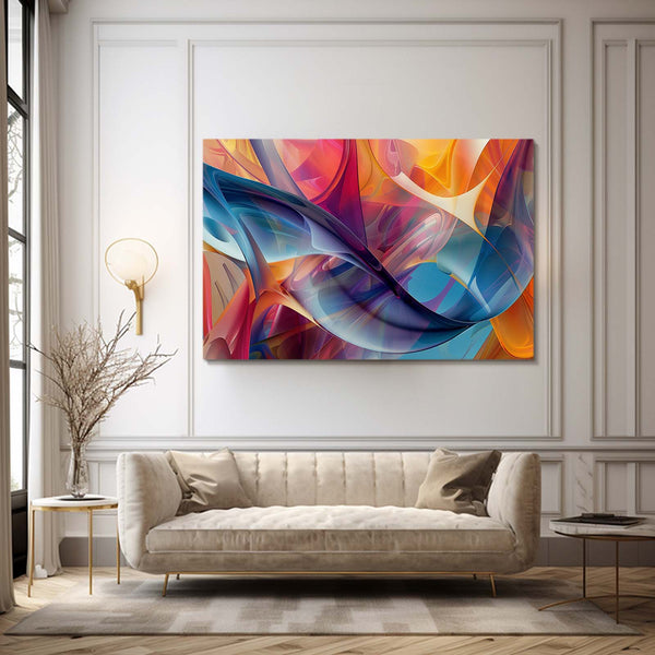 Vivid Flow Abstract Art | MusaArtGallery™