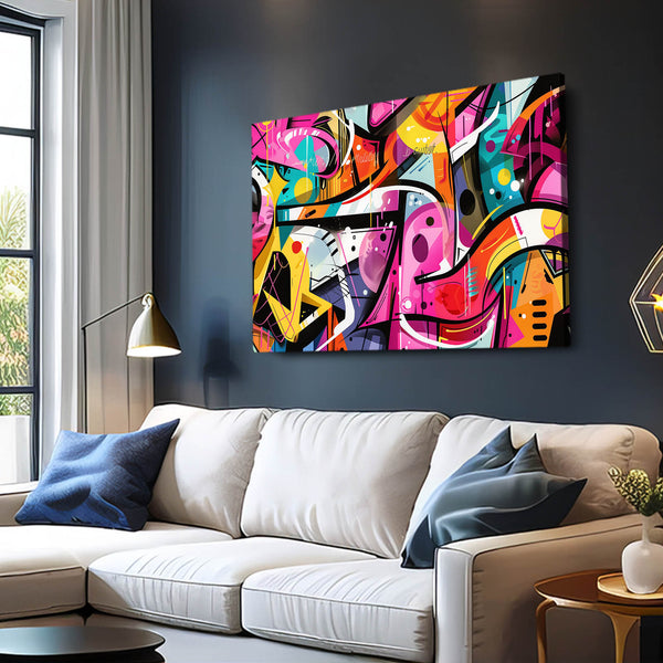 Vivid Graffiti Abstract Art | MusaArtGallery™