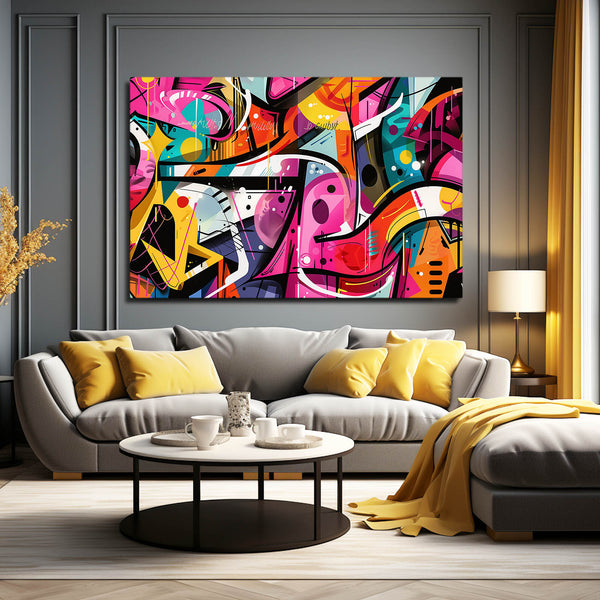 Vivid Graffiti Abstract Art | MusaArtGallery™