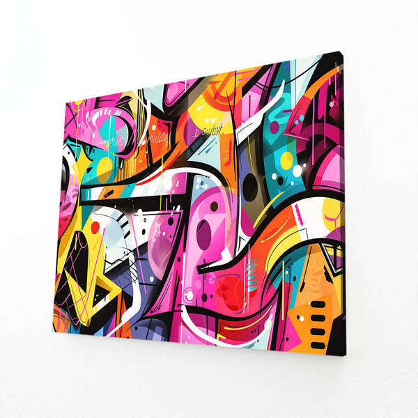 Vivid Graffiti Abstract Art | MusaArtGallery™