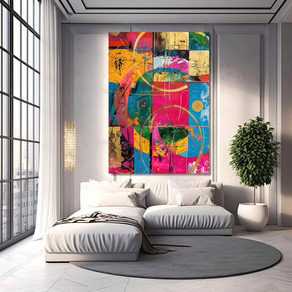 Vivid Harmony Abstract Art | MusaArtGallery™