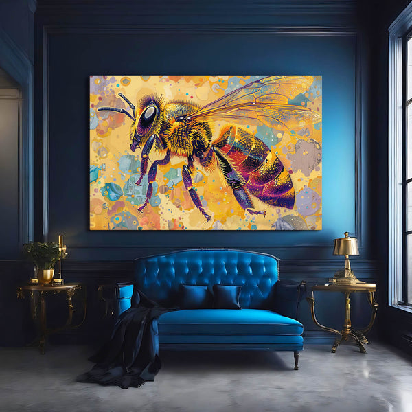 Vivid Harmony Bee Art | MusaArtGallery™