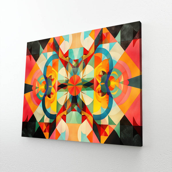 Vivid Kaleidoscope Mexican Wall Art | MusaArtGallery™