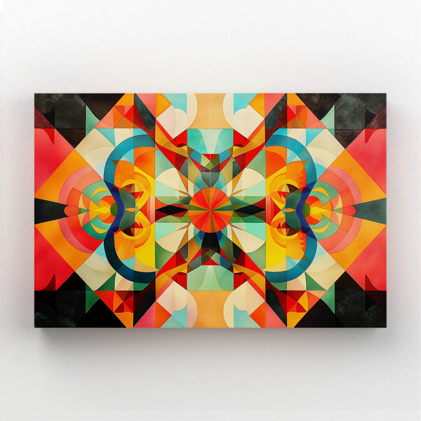 Vivid Kaleidoscope Mexican Wall Art | MusaArtGallery™