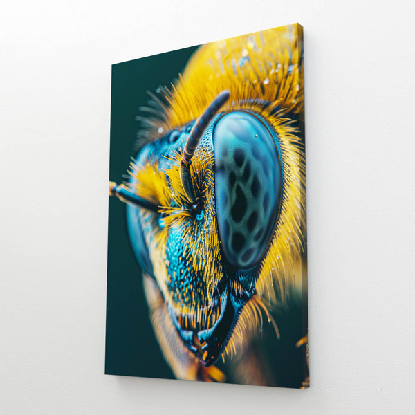 Vivid Macro Bee Art | MusaArtGallery™