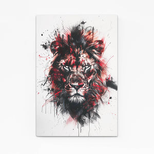 Vivid Majesty Lion Wall Art | MusaArtGallery™