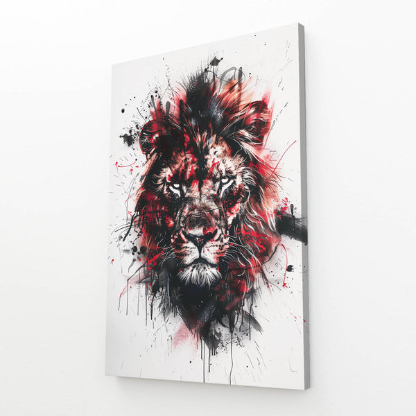 Vivid Majesty Lion Wall Art | MusaArtGallery™