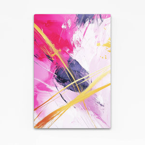 Vivid Motion Pink Abstract Art | MusaArtGallery™