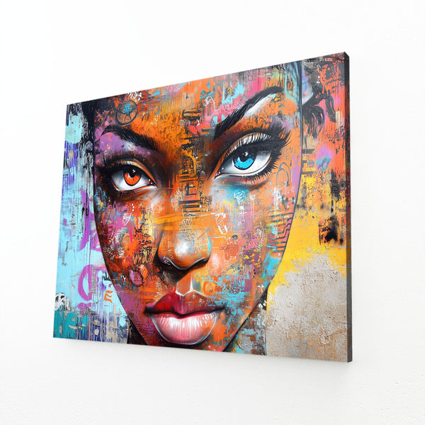 Vivid Portrait Cool Wall Art | MusaArtGallery™