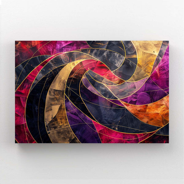 Vivid Spiral Abstract Art | MusaArtGallery™